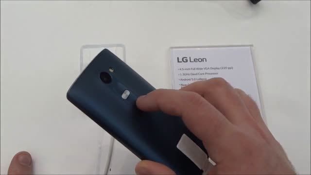 بررسی گوشی جدید LG Leon