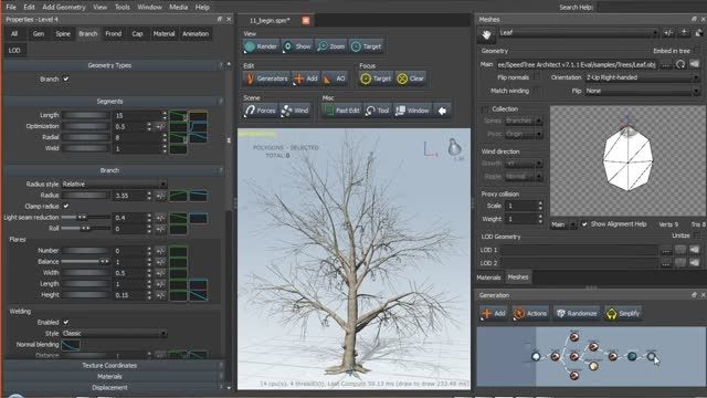 Digital Tutors-Modeling Realistic Trees with SpeedTree