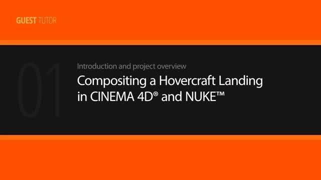 Compositing a Hovercraft Landing in CINEMA 4D and NUKE