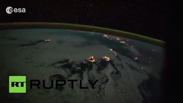 تایم لپس فضایی از اروپا