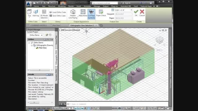 11- (Orthos in AutoCAD Plant 3D (Part 1