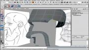 موزش مدلسازی سر  - 4 -  digital tutorial Human head modeling