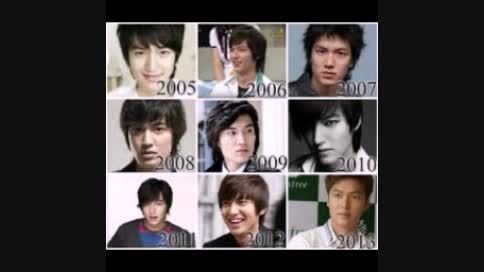 تغییر چهره لی مین هو در سال های مختلف( 1 )