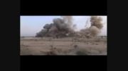 انفجار دیدنی منزل فرمانده داعش الحسن ابكر در جوف- سوریه
