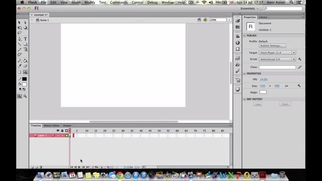آموزش فلش Adobe Flash CS6 بخش 5 از 6