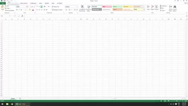 آموزش Excel: درس 3 - Quick Access Toolbar