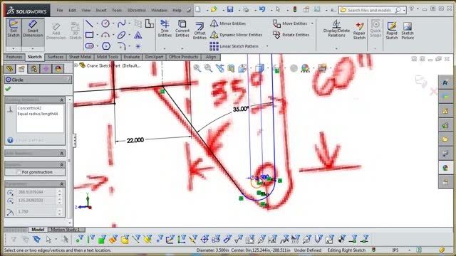Executing an In Context Assembly Design in Solidworks