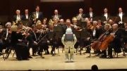 رهبری ارکستر توسط آسیمو روبات انسان نما Honda