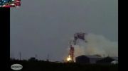 انفجار موشک اطلس - سنچور لحظاتی پس از پرتاب