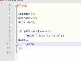 PHP Tutorial - 4 - If Else Statements