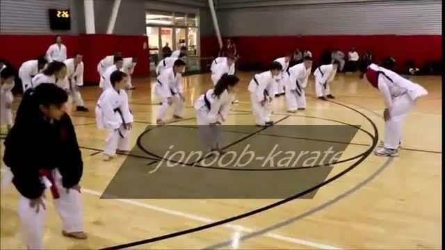تمرین کاراته با رافائل آقایف