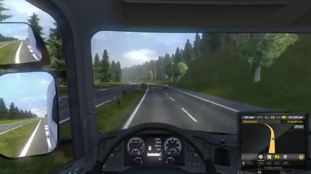 رانندگی با موتور 19,000hp در بازی ETS2