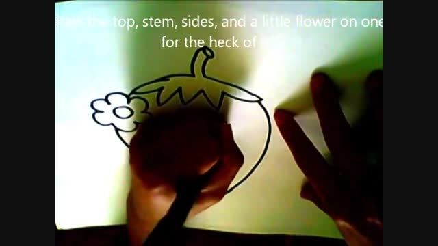 how to draw a kawaii straberry