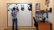 نقاشی جالب قهرمانان الجزایر