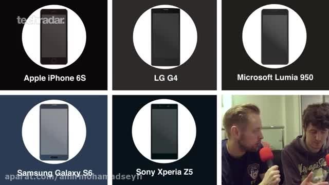 Lumia 950 vs iPhone 6S vs Z5 VS S6 vs G4_Speed Test