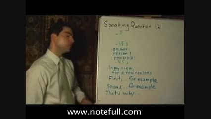 iBT TOEFL Speaking Questions 1 and 2 Tips