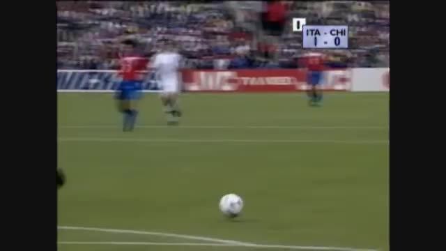 ایتالیا 2-2 شیلی 1998
