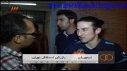 طرز جدید سبز كردن زمین فوتبال در شیراز