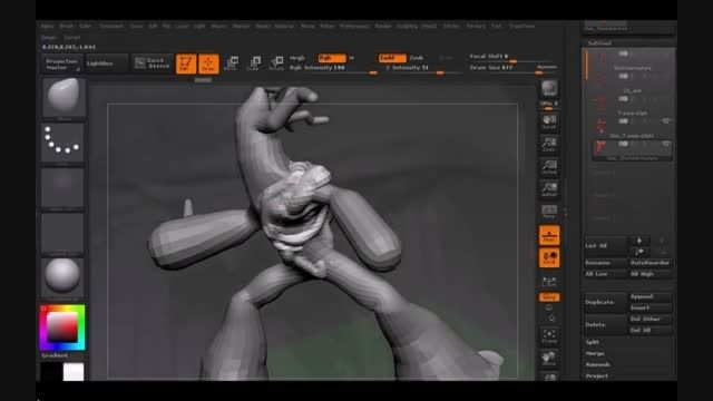Creating a Detailed Forest Creature in ZBrush 4R6