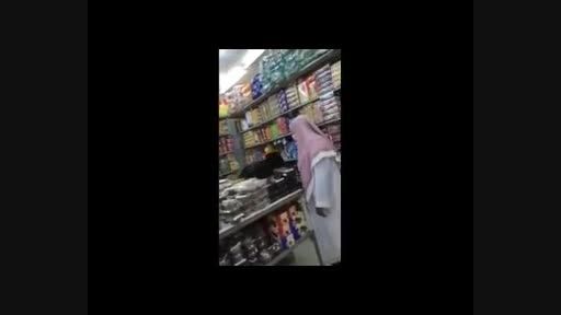 اخراج زن عربستانی از فروشگاه