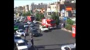 رژه ناوگان آتش نشانی شهرداری ملارد به مناسبت 7 مهر