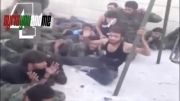 اسارت عده ای از سربازان بشار اسد توسط مخالفان