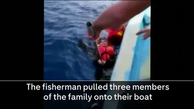 ماهیگیران کودک 18 ماهه سوری را از آب گرفتند