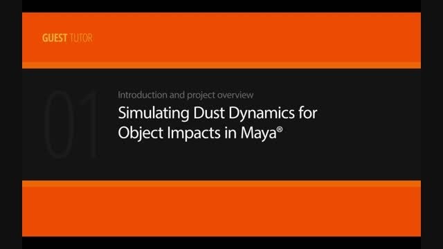 Simulating Dust Dynamics for Object Impacts in Maya