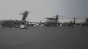 پرواز گروهی هواپیماهای گلوب مستر C-17
