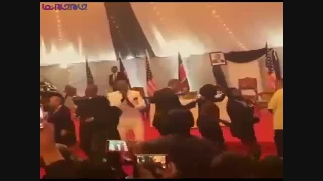 رقص کنیایی اوباما+فیلم ویدیو کلیپ باحال زادگاه باراک