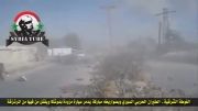 سوریه  انهدام وانت دوشکای تروریستها توسط جنگنده ارتش