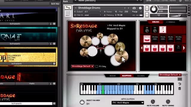 Impact Soundworks Shreddage Drums