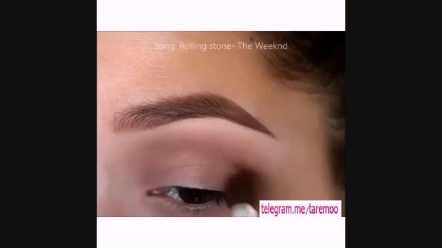 آرایش چشم ملیح زیبا در تارمو