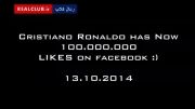 لحظه ای که فیسبوک رونالدو 100 میلیونی شد