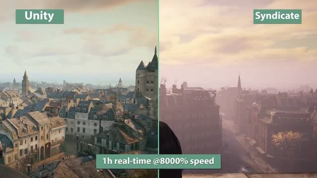 مقایسه گرافیک بازی Assassins Creed Syndicate vs Unity