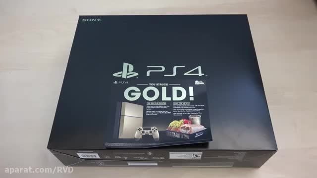 انباکس ps4 GOLD edition