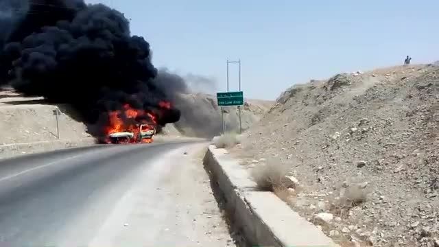 اتش سوزی لگن پژو پارس ایران خودرویی