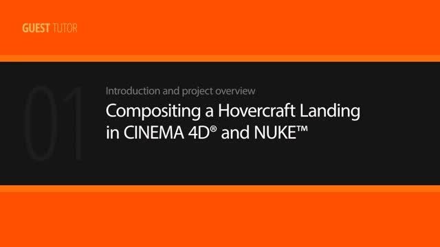 آموزش حرفه ای ترکیب یک Hovercraft Landing با CINEMA 4D