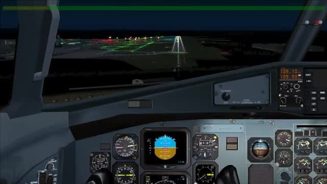 فرود تماشایی در شب با هواپیمای ATR-72 درFsharaji.ir