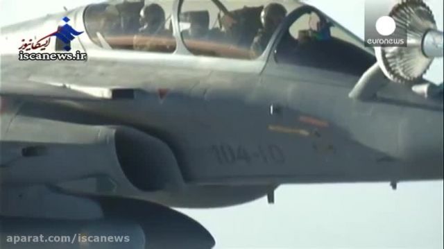 فرانسه مواضع داعش در رقه را بمباران کرد