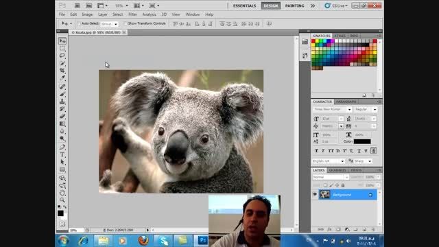 3- Photoshop به روش ساده - دیپی آی - سایز پروژه و تصویر