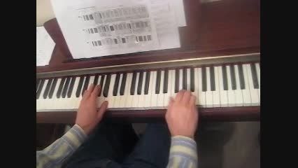 اجرای آموزشی از سلطان قلب ها با پیانو توسط علی خانپور