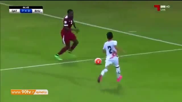 گلهای بازی: قطر ۱۵-۰ بوتان