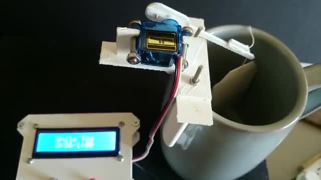 چای ساز اتوماتیک ساخته شده با پرینتر سه بعدی