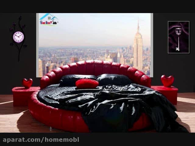 هوم مبل-سرویس خواب مدل صدفی قرمز