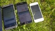 Htc one m8 vs samsung galaxy s5 _display test outdoors