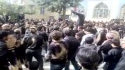 دسته عزاداری در روز عاشورا در تویسرکان - محله زرهان