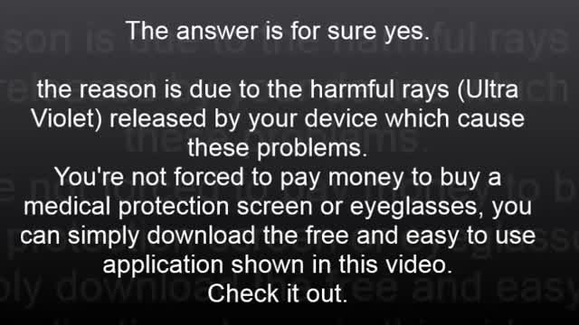 محافظت از چشم ها در هنگام استفاده از گوشی و تبلت