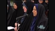 شعرخوانی خانم کبری موسوی در محضر رهبر انقلاب