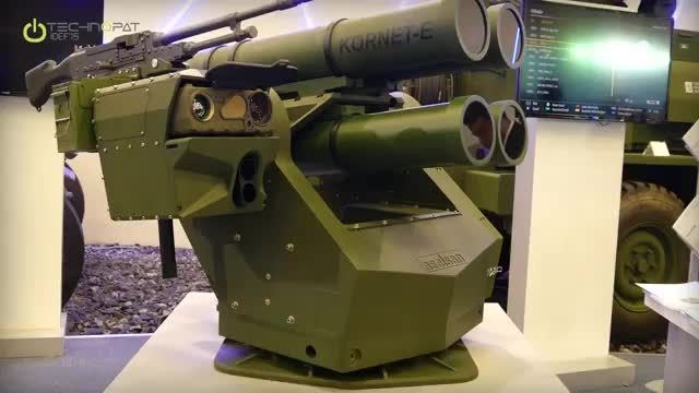 پرتابگر موشک ضد تانک kornet-E شرکت آسلسان ترکیه